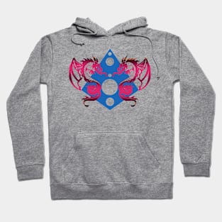 Blue Pyramid Dragons Hoodie